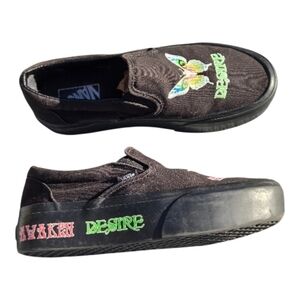 VANS Slip On Morph Blackout Platform M 8 W 9.5 Awaken Desire Glows in the Dark